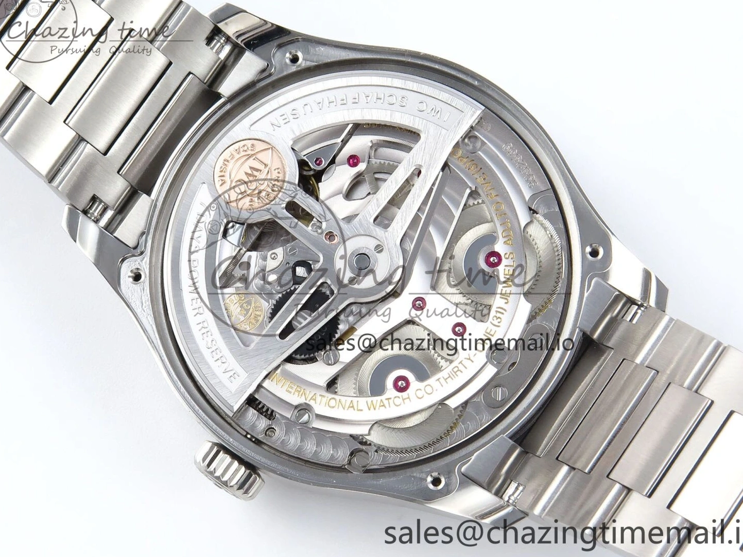 MIROTIME 0112 Portugieser Auto IWC0562C APSF 1:1 Best Edition White Blue Dial on SS Bracelet A EasyCare 6992